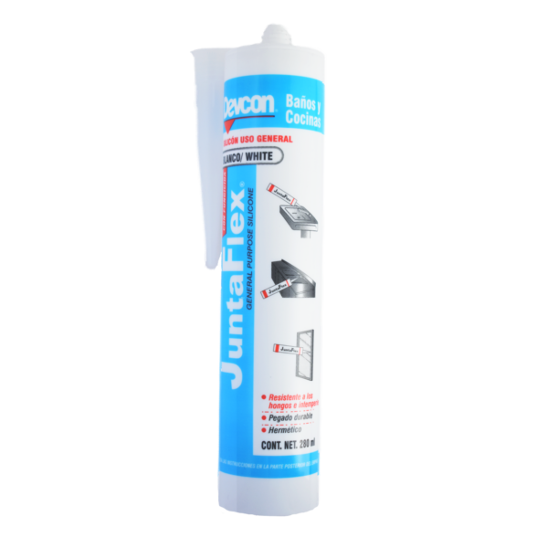 Devcon® JuntaFlex® Silicón RTV de Uso General Blanco C-QJB