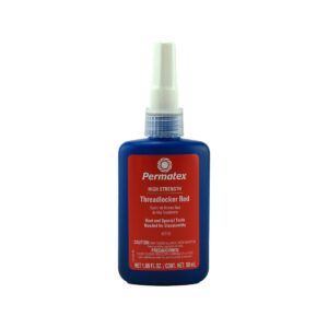 Permatex ® Sellador de Roscas Rojo de Alta Resistencia, Botella de 50 ML #27150