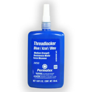 Permatex ® 24250 Fijador de Roscas Azul de Resistencia Media, Botella de 50 ML