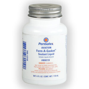 Permatex ® 80019 Sellador líquido  Aviation Form-A-Gasket, Botella de 4 OZ